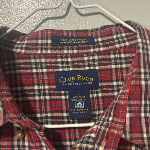 Club Room By Charter Club Long Sleeve Button Down Shirt. Large. - Picture 2 of 6